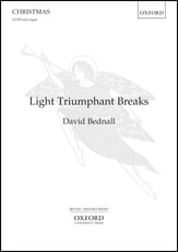 Light Triumphant Breaks SATB choral sheet music cover